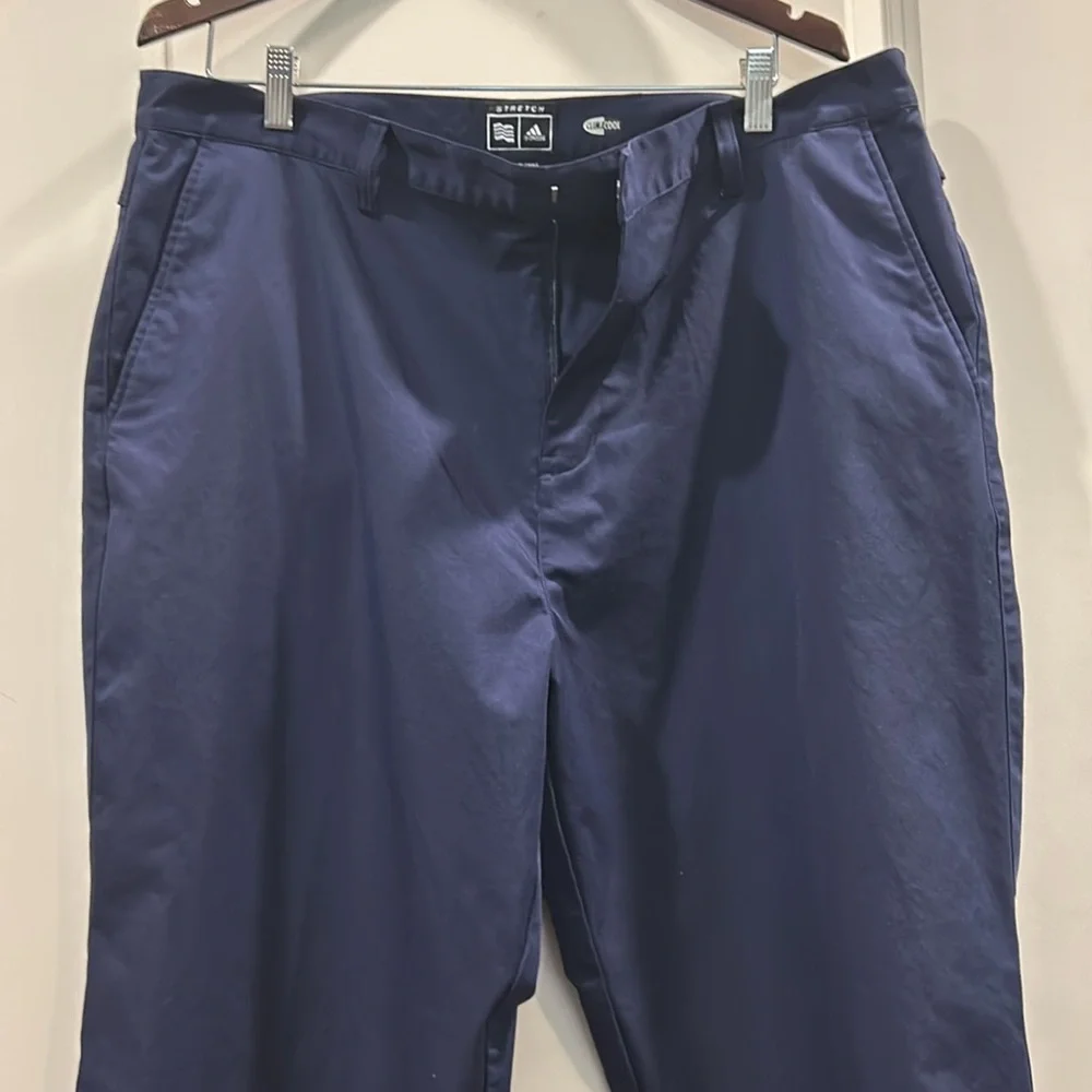 Like New! Adidas Climacool Stretch hike golf hunt Pants vented size 38x32 blue